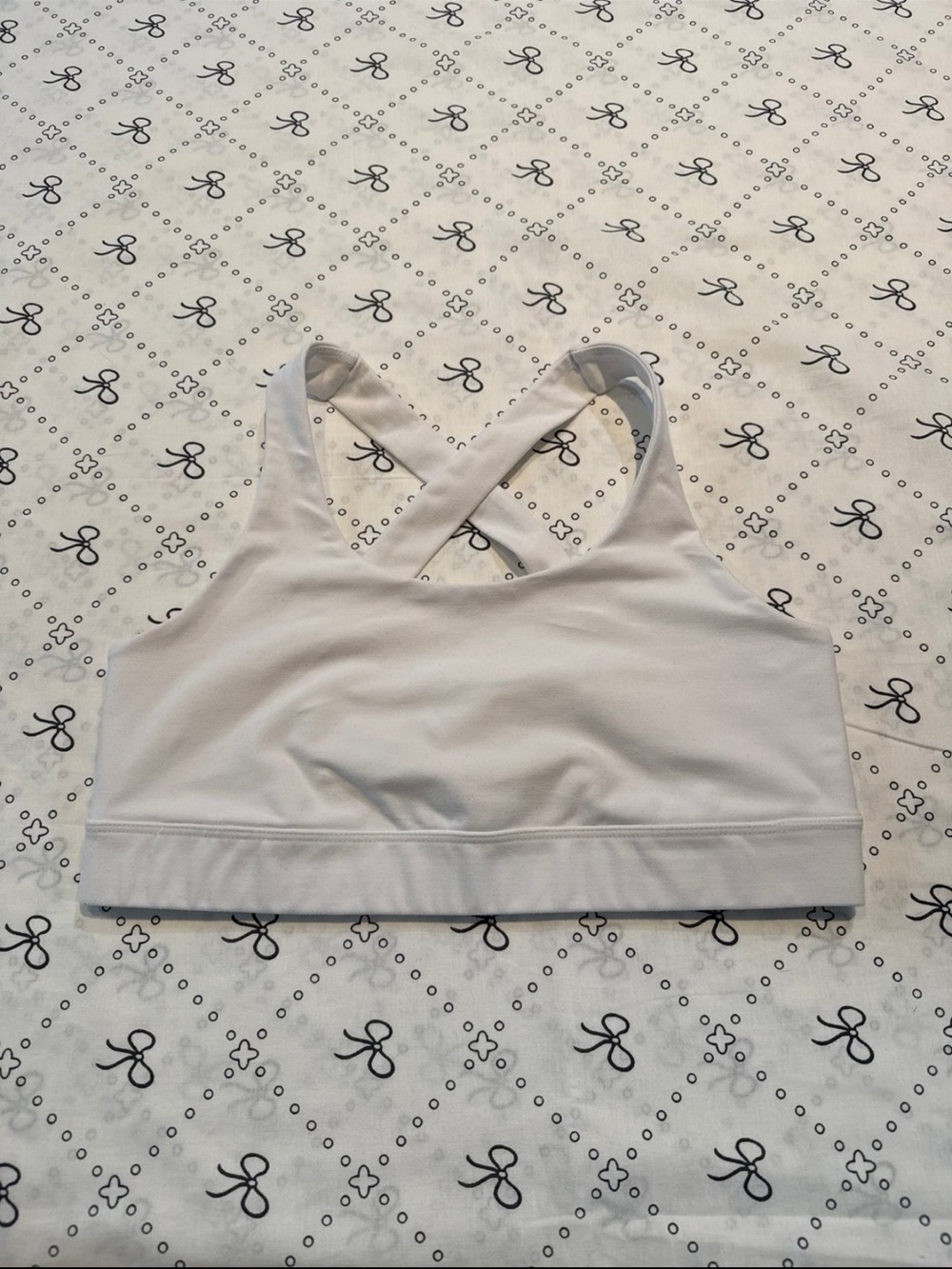 Beyond Yoga White Sports Bra Size Large